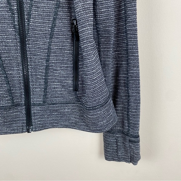 Ivivva by Lululemon Perfect Your Practice Jacket in Coco Pique Black White - Picture 4 of 7